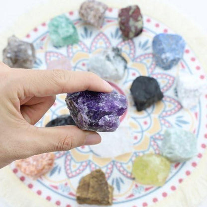 Amethyst Kristall Rohsteine 2 Stück Natur Kristalle