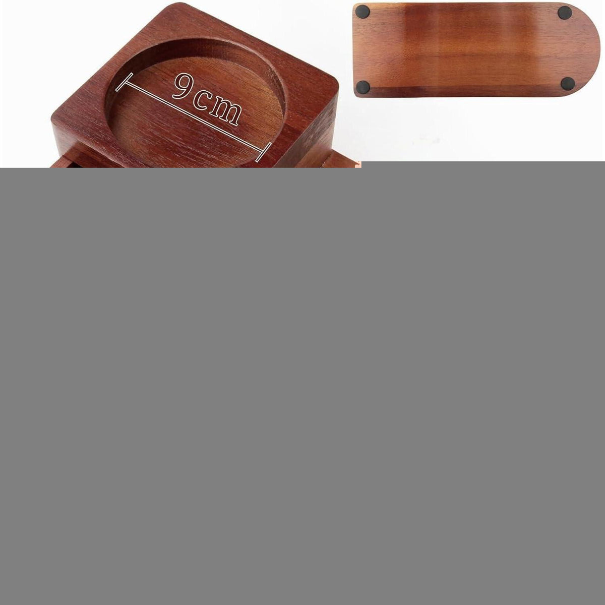 Holz Zigarrenaschenbecher Set mit Zigarrenschneider