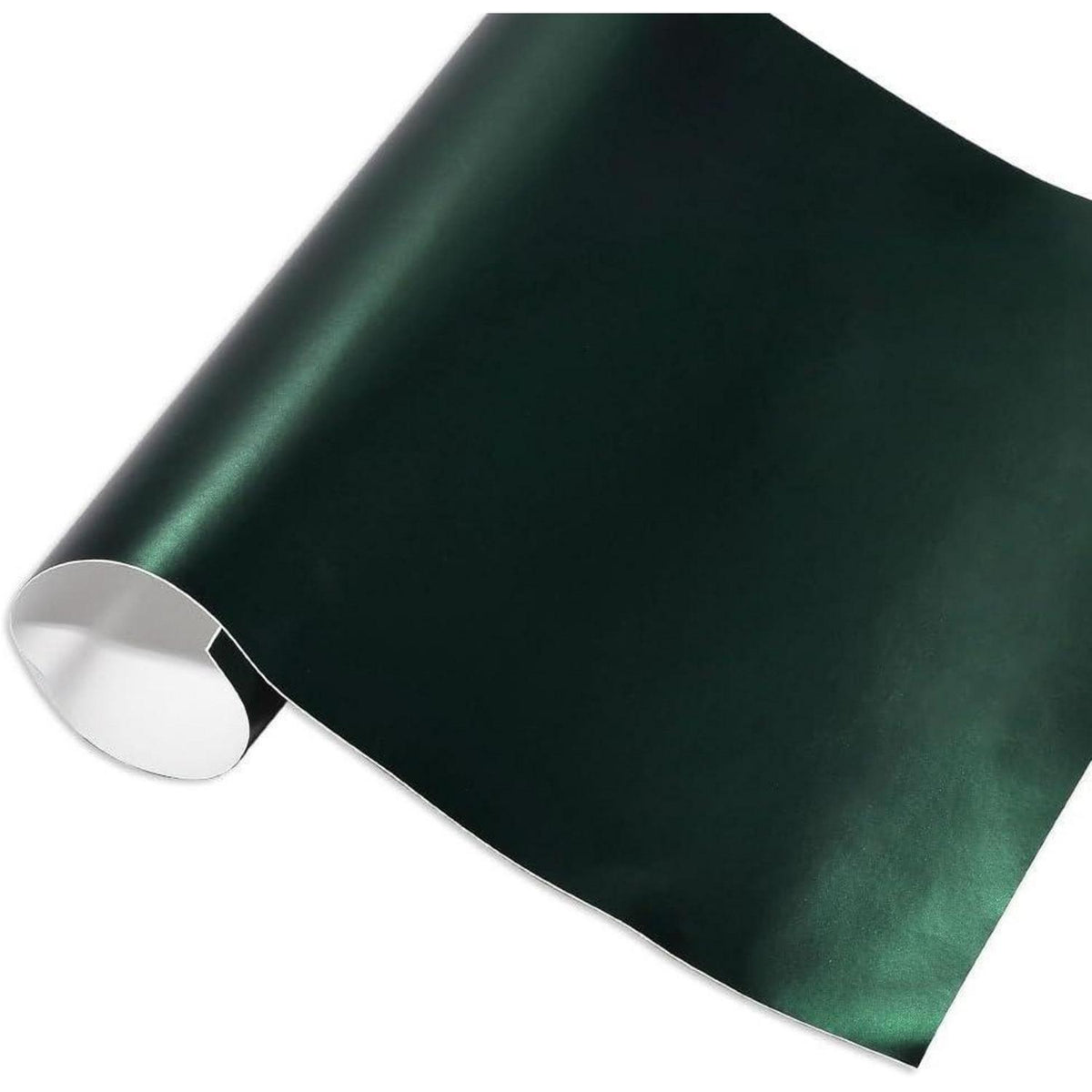 Dunkelgrüne Matt Metallic Autofolie mit Luftkanälen (30x152cm)