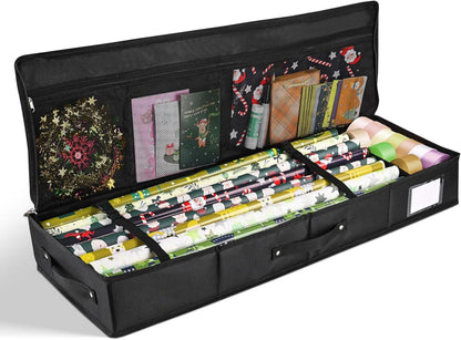 Geschenkpapieraufbewahrung 600D Oxford Gewebe Reißfest 90x30x12cm