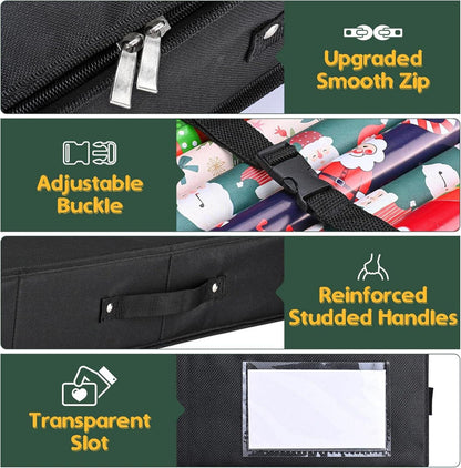 Geschenkpapier Aufbewahrung 600D Oxford Gewebe 90x13x12cm