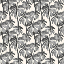Selbstklebende Tapete Kokoswald Beige Schwarz 44cmx1000cm