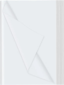 80 Blatt Seidenpapier Weiß 50x35 cm Tissue Paper Verpackungsmaterial