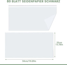 80 Blatt Seidenpapier Weiß 50x35 cm Verpackung