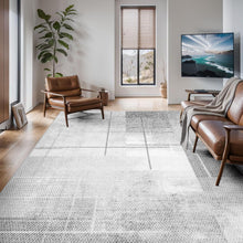 Moderner Teppich 120x170 Anti-Rutsch Waschbar Groß für Wohnzimmer
