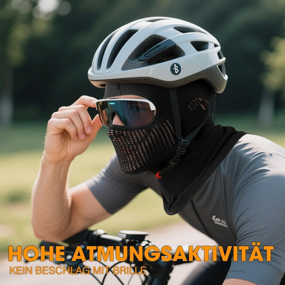 Sturmhaube Motorrad Sommer Atmungsaktiv Balaclava Schwarz