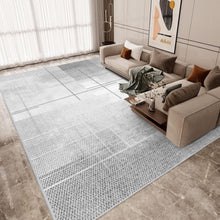 Modernes Design Kurzflor Teppich 200x300 Waschbar Grau