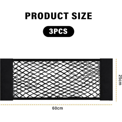 Auto Kofferraum Organizer mit Klettverschluss – 3er Set (60x25cm)