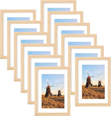 Bilderrahmen 15x20 cm 12er Set Fotorahmen Posterrahmen Holzrahmen