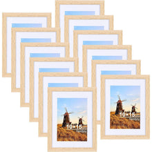 Spotjoy Bilderrahmen 10x15cm 12er Set Holzrahmen Fotorahmen
