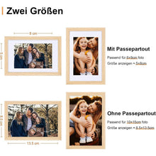 Spotjoy Bilderrahmen 10x15cm 12er Set Holzrahmen Fotorahmen