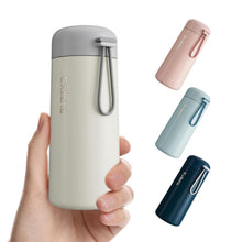 Mini-Thermosflasche 250ml mit Silikongriff, auslaufsicher, Edelstahl
