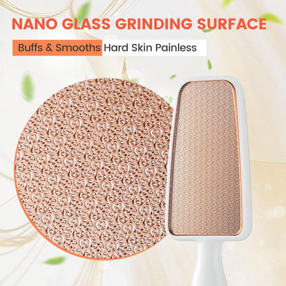 Nano-Glas Fußfeile & Hornhautentferner für weiche Füße