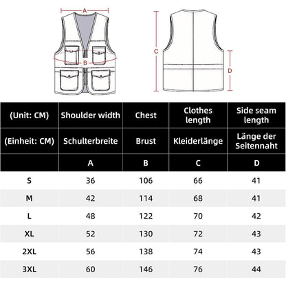 Reflektierende Warnweste mit Taschen für Auto & Pannenhilfe