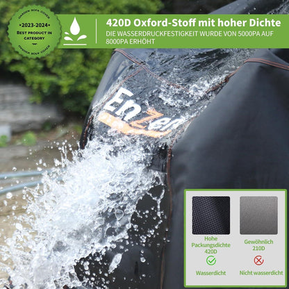 Wasserdichte Gartenmöbel Abdeckung 160x90x74cm – Winterfest & Robust