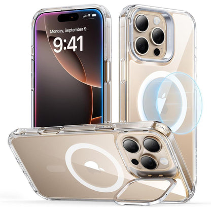 iPhone 16 Pro Hülle mit MagSafe & Ständer, Klar