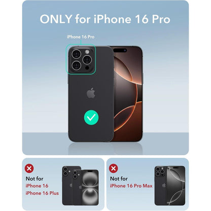 iPhone 16 Pro Hülle mit MagSafe & Ständer, Klar