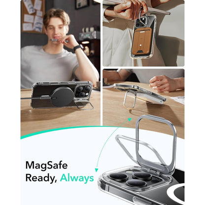 iPhone 16 Pro Hülle mit MagSafe & Ständer, Klar