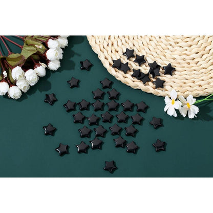Sternkristall Set Obsidian Schmucksteine 20 Stück für Meditation & Deko