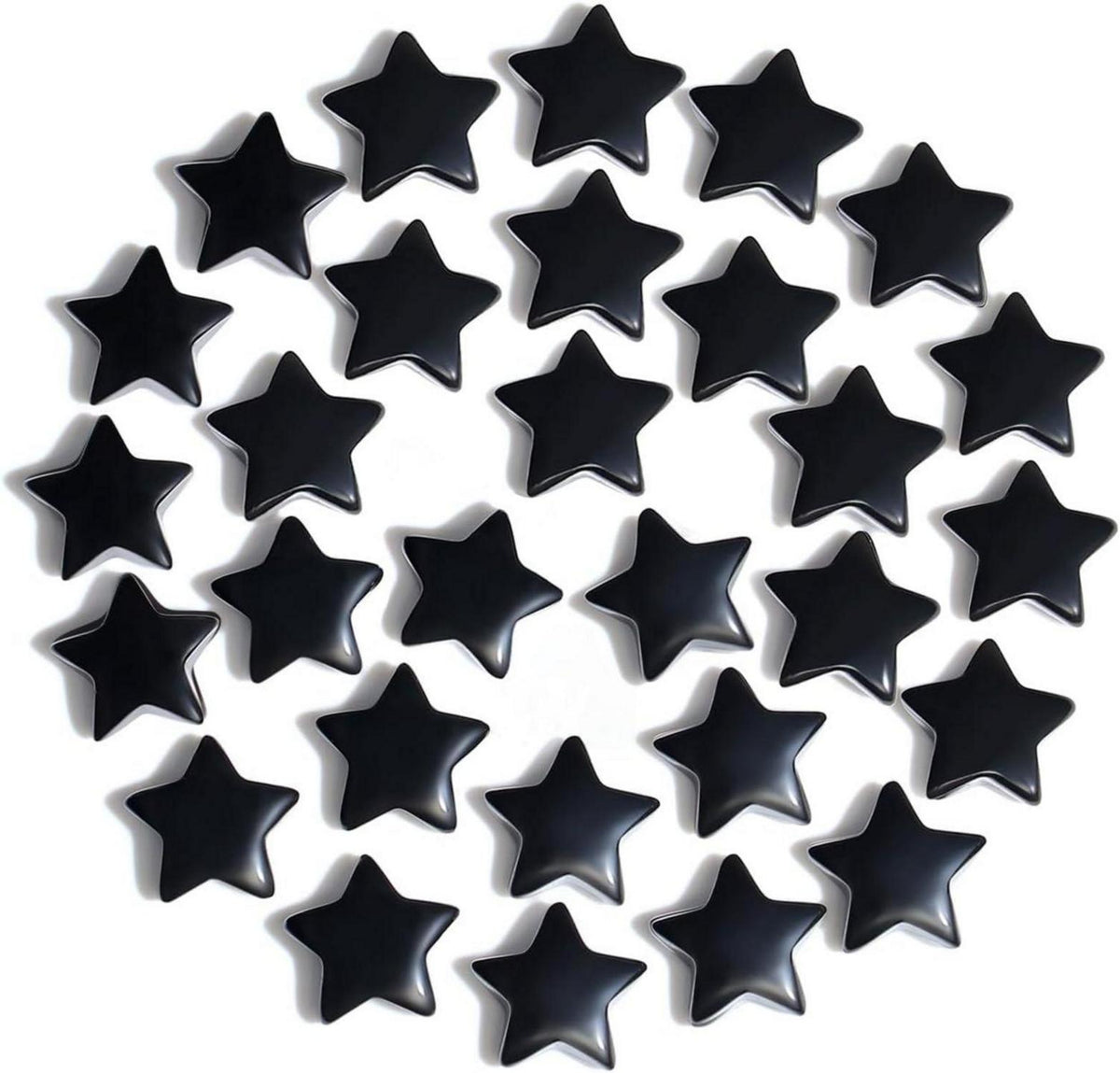 Sternkristall-Set Obsidian Edelsteine Heilsteine 20 Stück