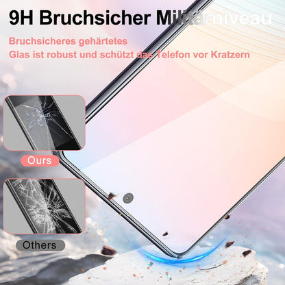 Schutzfolie Panzerglas Samsung Galaxy A71/A72 9H Härte Display-Folie