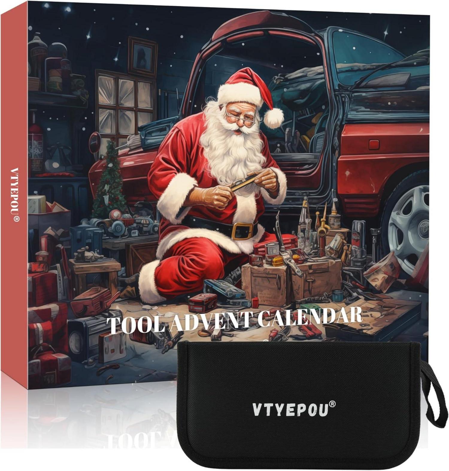 Werkzeug Adventskalender für Männer - 24-tlg. Überraschungsset