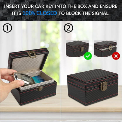 Keyless Go Autoschlüssel Box – Faraday Signal Blocker Safe