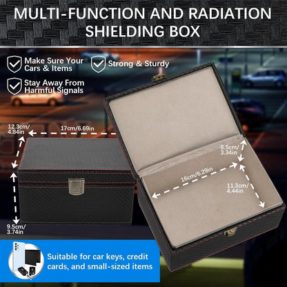 Keyless Go Autoschlüssel Box – Faraday Signal Blocker Safe