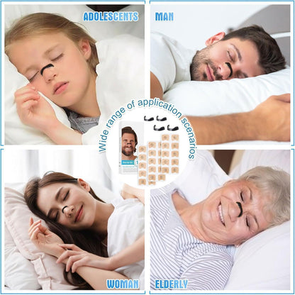 Magnetische Nasenpflaster 60 Stück für besseres Atmen