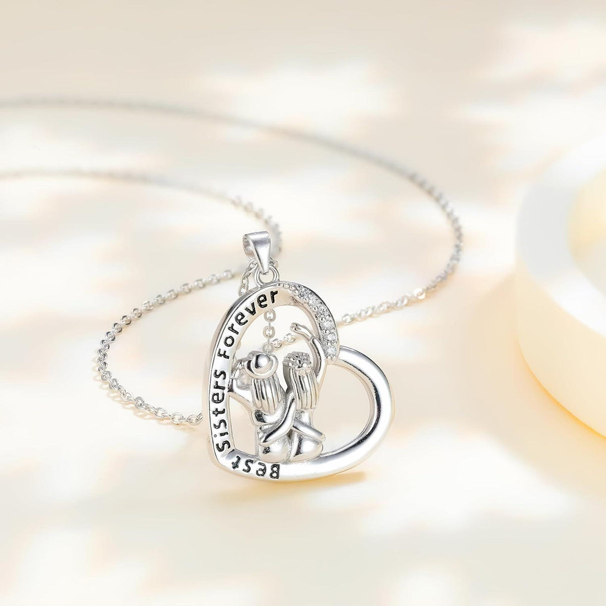 Herz Kette 925 Sterling Silber für Damen | Geschenkidee