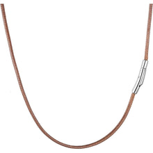 Herren Lederkette 2/3mm mit Verschluss Lederband