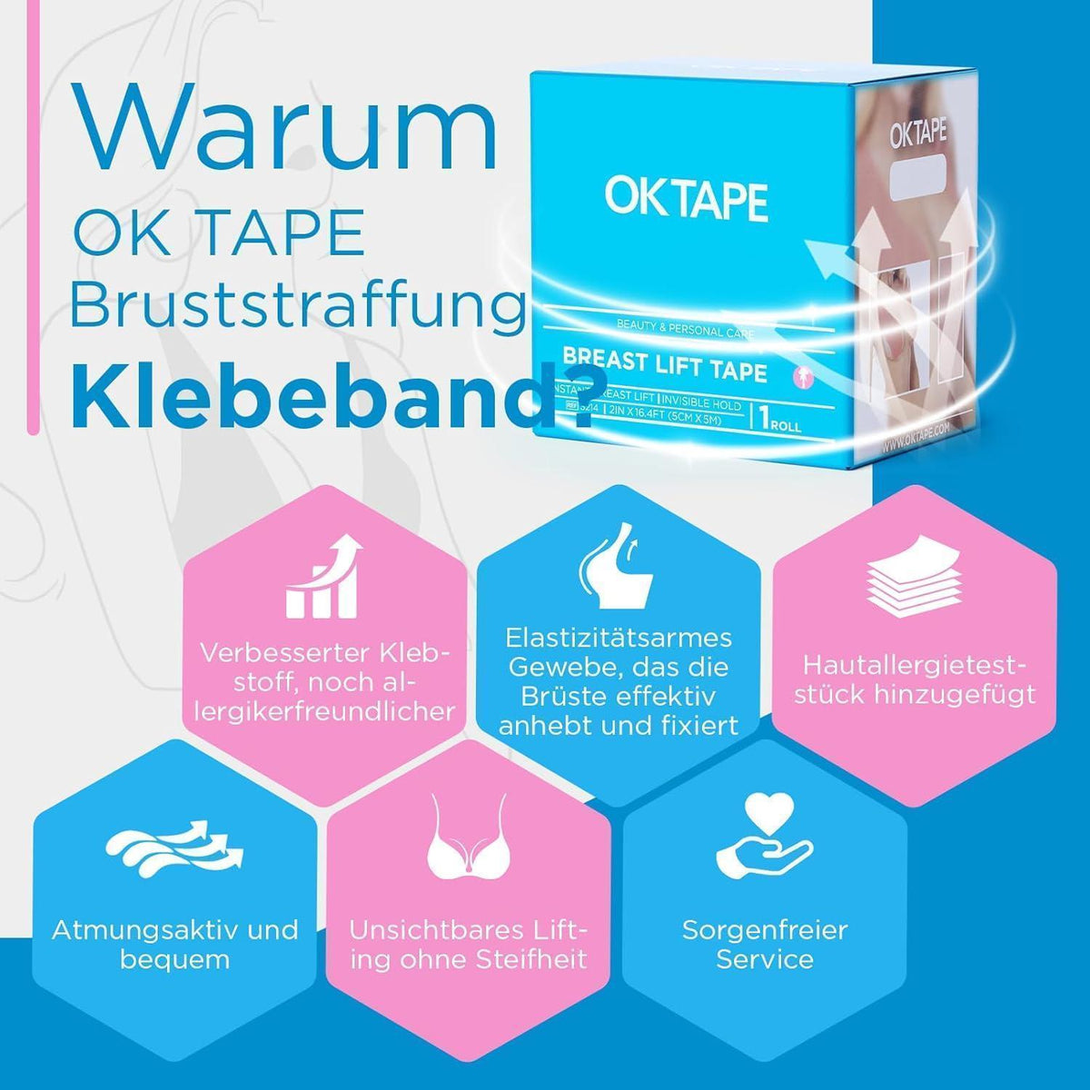 Klebe-BH Push Up – Trägerlos & Rückenfrei mit Brustwarzenabdeckungen