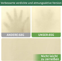 Winterschutz für Pflanzen 3er Set 85g/m² Beige 60x80cm