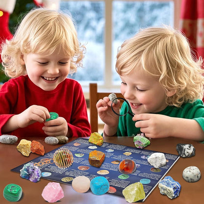 Adventskalender 2026 Kinder Edelsteine Kristalle Mädchen