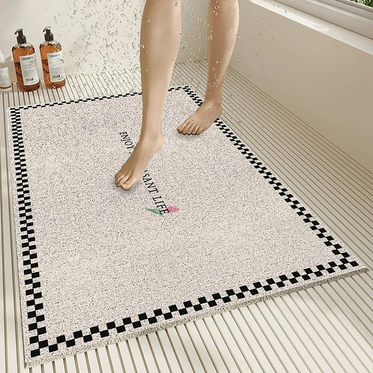 Rutschfeste Duschmatte 100x120 cm – Weich, Komfortabel & Zuschneidbar