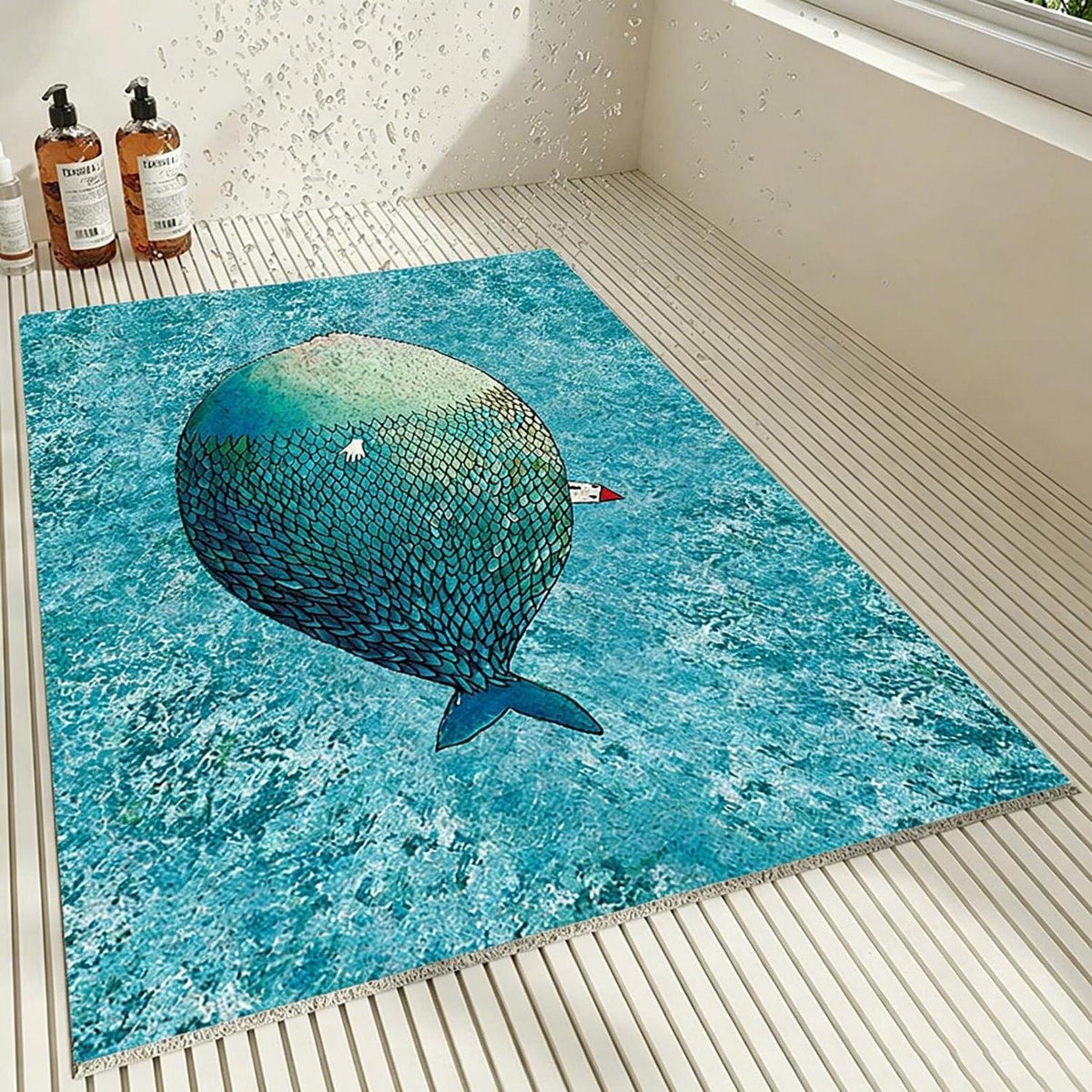 Rutschfeste Duschmatte 100x100 cm – Modern & Komfortabel
