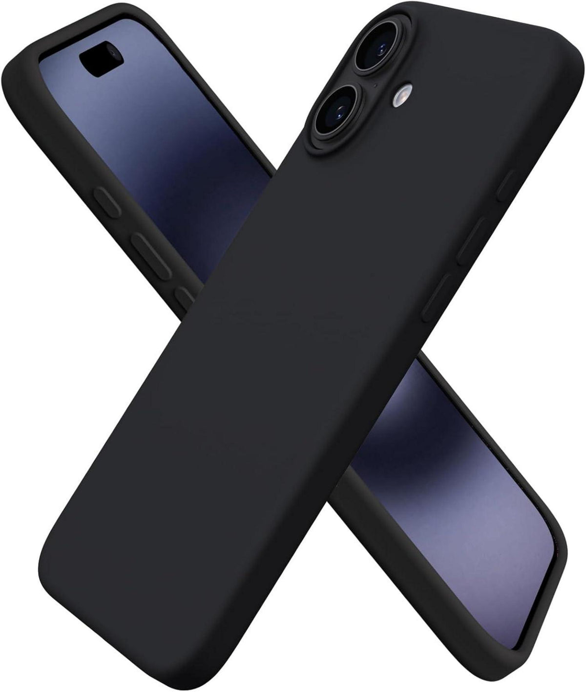 iPhone 16 Plus Hülle Silikon, dünne Handyhülle flüssiges Silikon