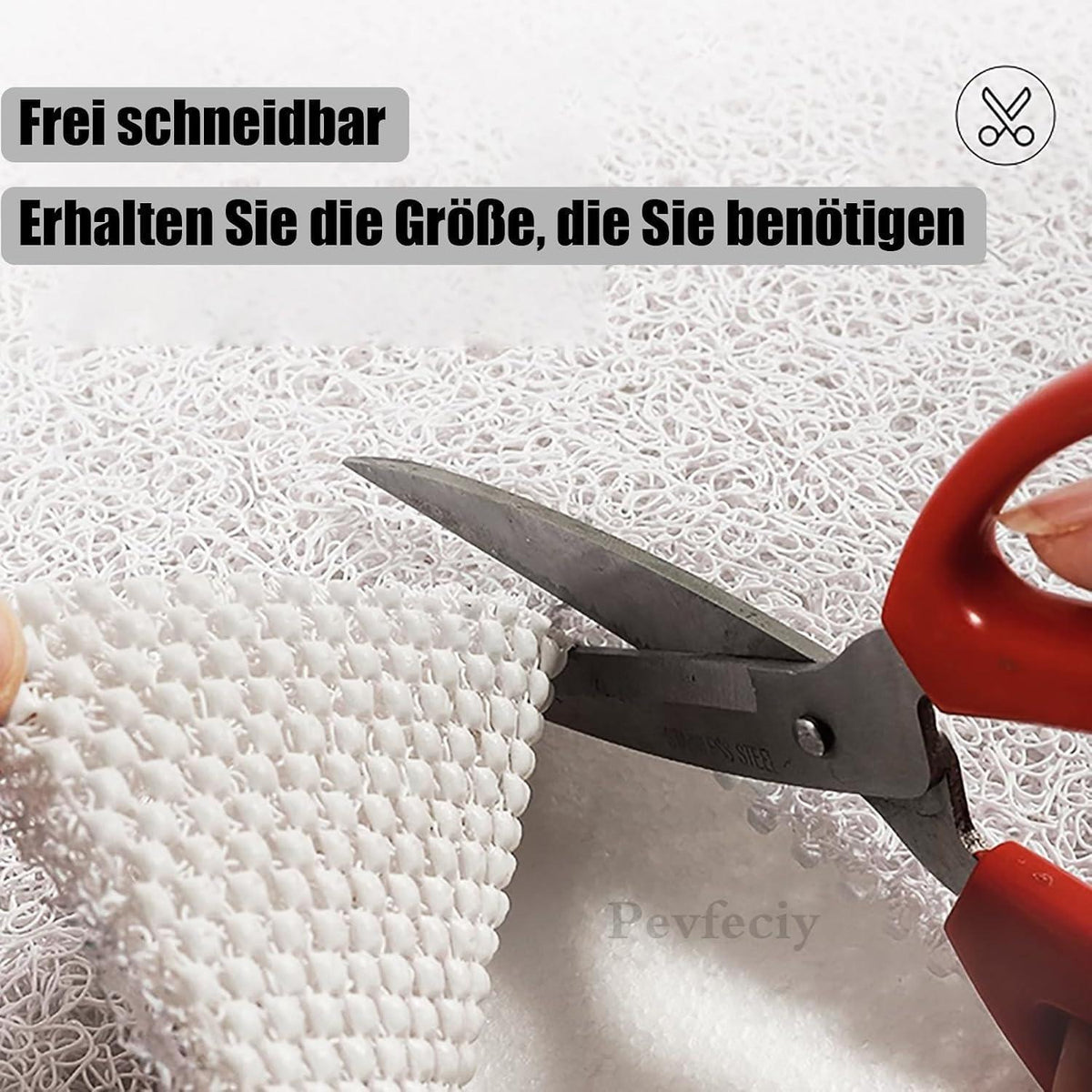 Rutschfeste Duschmatte 120x150 cm – Weich, Komfortabel & Ablaufloch