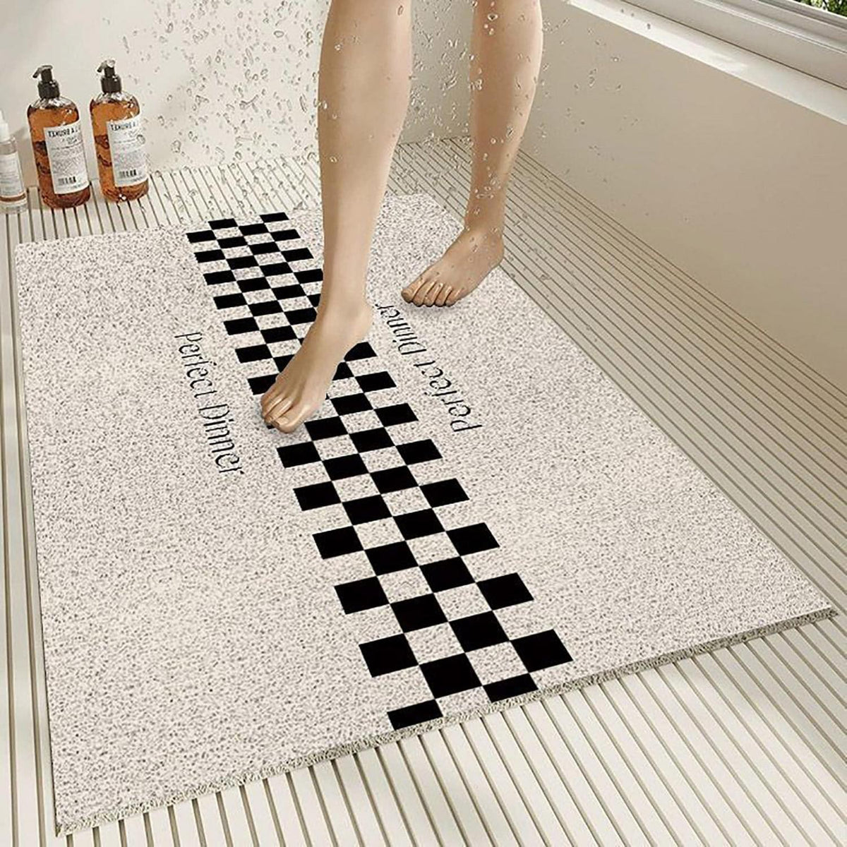 Rutschfeste Duschmatte 100x150 cm – Weich, Modern & Zuschneidbar