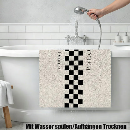 Rutschfeste Duschmatte 100x100 cm – Weich, Komfortabel & Schnell Trocknend