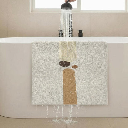 Rutschfeste Duschmatte 100x150 cm – Weich, Komfortabel & Zuschneidbar