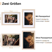 Spotjoy Bilderrahmen 13x18cm 2er-Set Holzrahmen mit