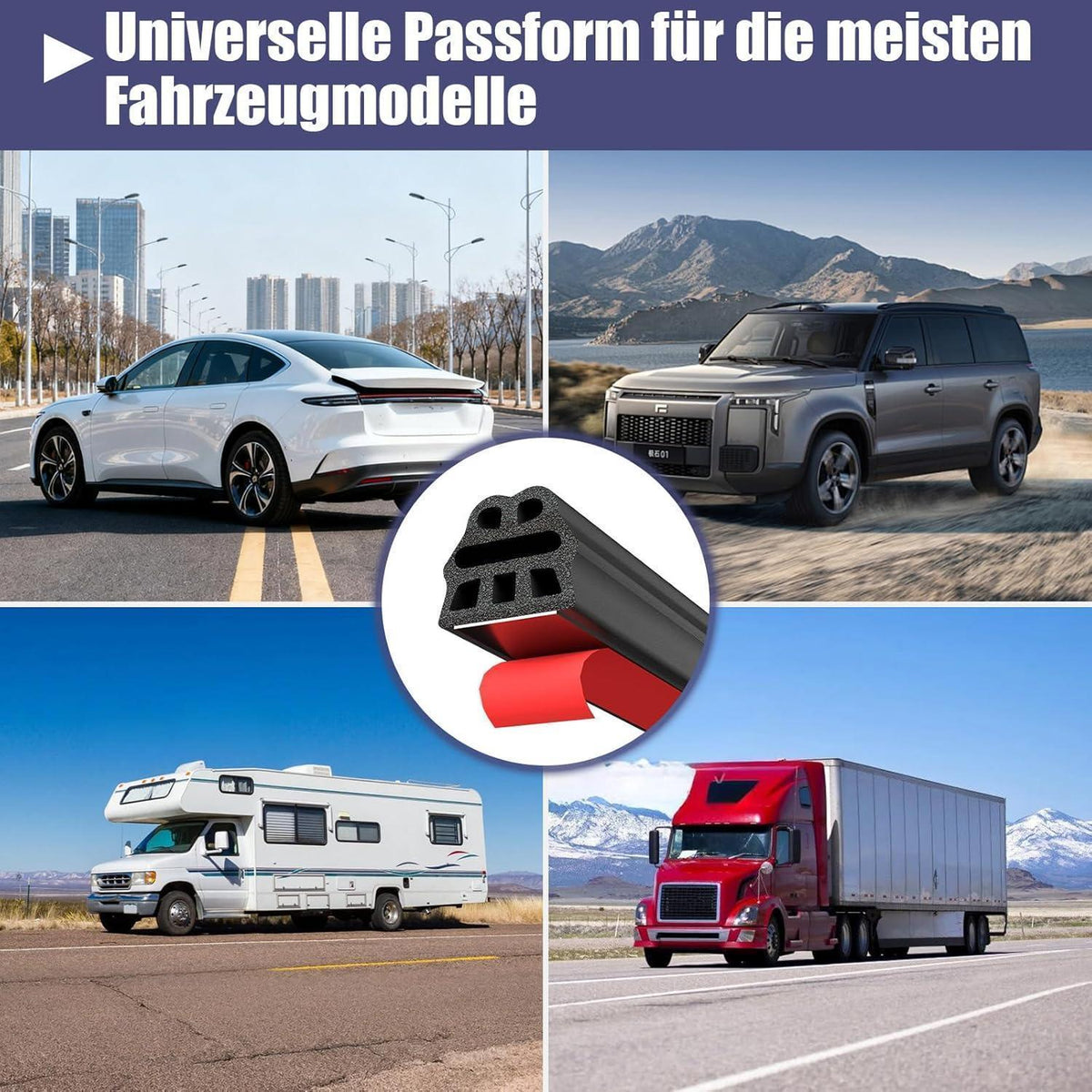Auto Türdichtung selbstklebend – Geräuschreduzierung & Wasserdicht