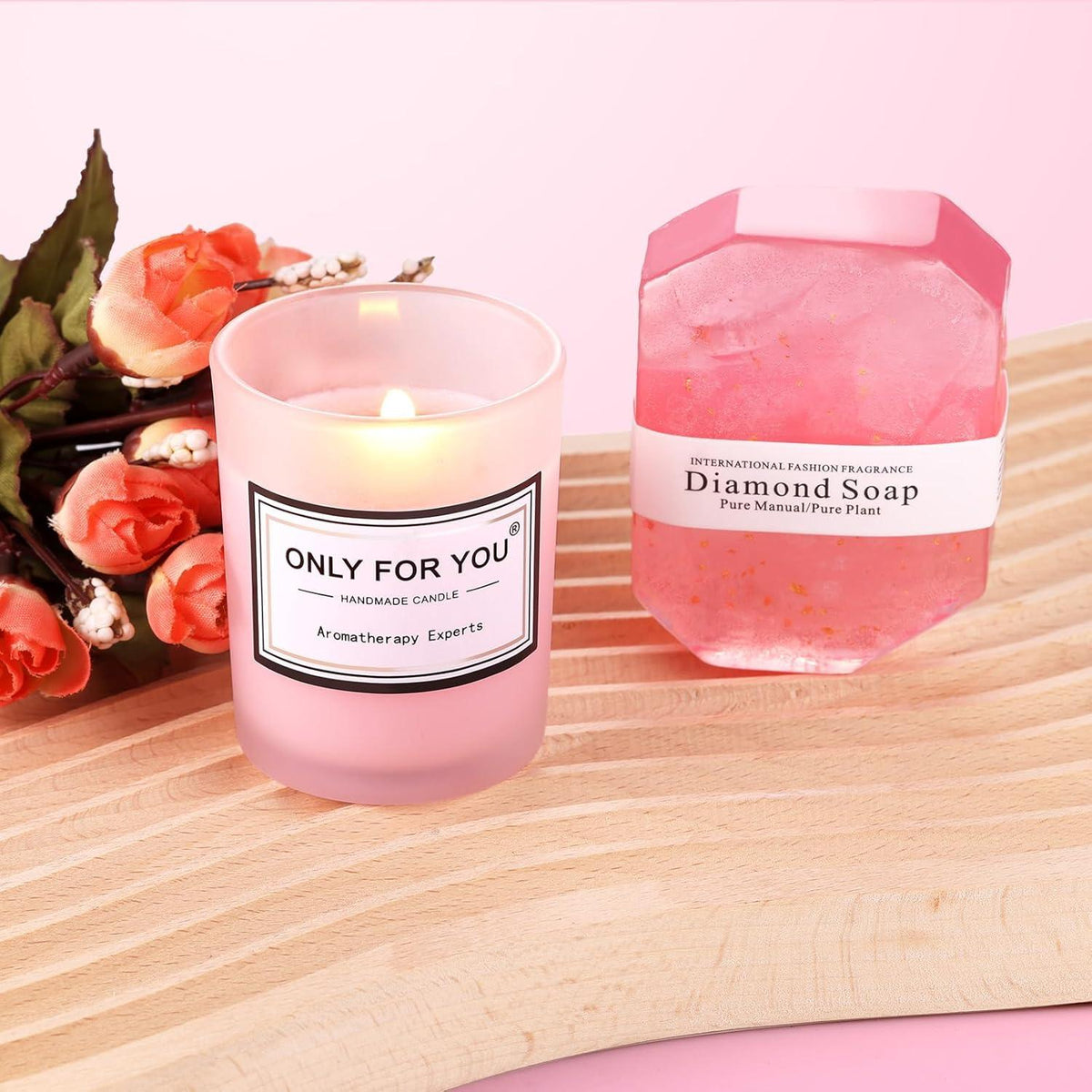 Lecone Geschenkset für Frauen, Geburtstag Weihnachten Muttertag - Rosa