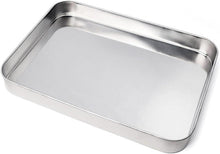 Backblech Rechteckiges Backgeschirr Edelstahl Baking Tray 25x30 cm