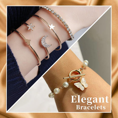 Adventskalender Damen 2024 Schmuck Set 24 Tage Weihnachts-Countdown