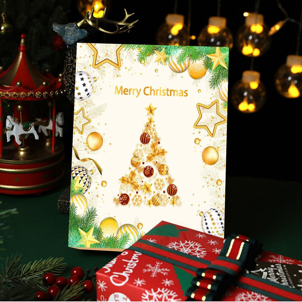 Adventskalender Damen 2024 Schmuck Set 24 Tage Weihnachts-Countdown