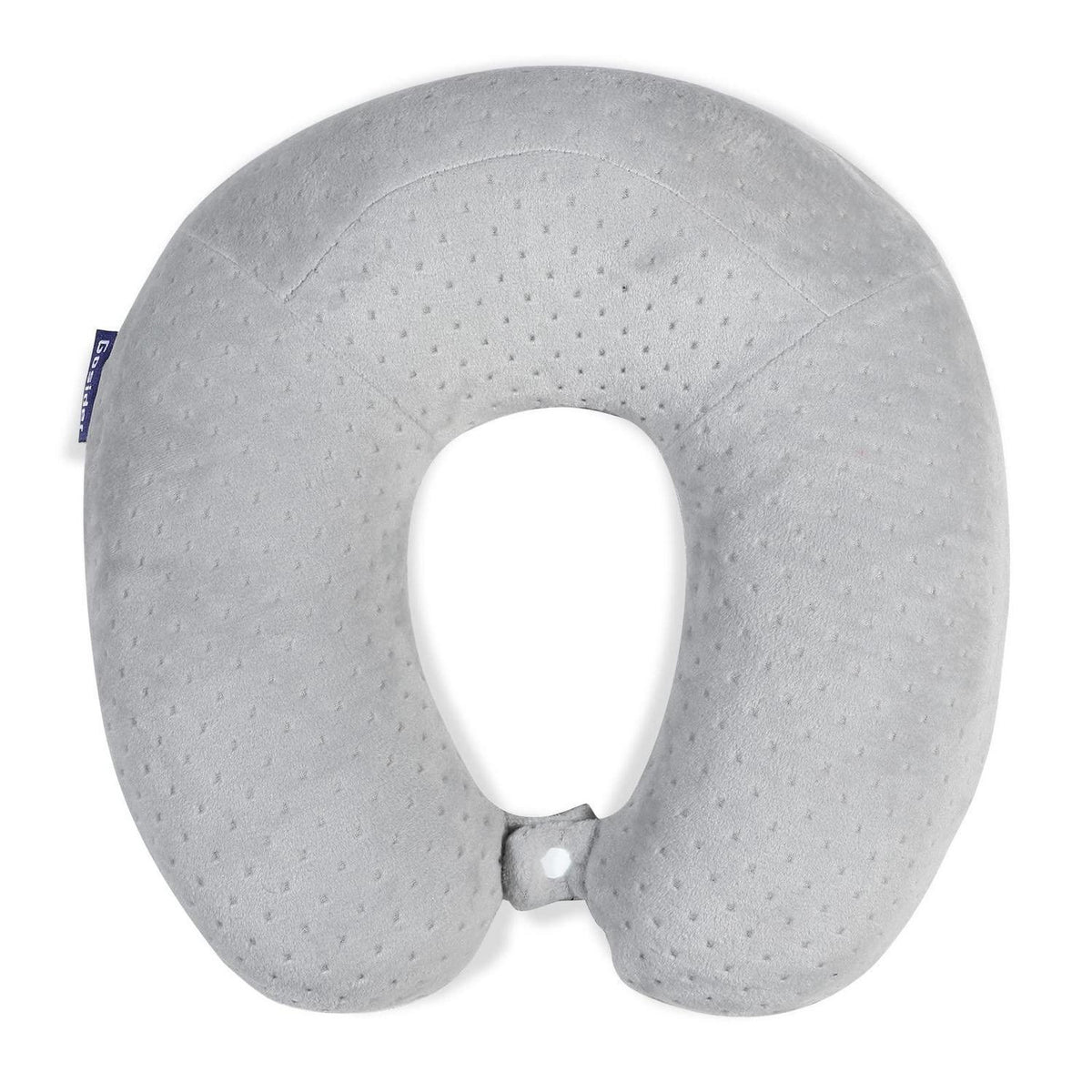 Reisekissen Nackenkissen Memory Foam Grau – Flugzeug, Auto, Zuhause