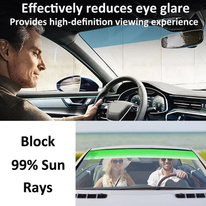 Sonnenschutzfolie Auto Frontscheibe Farbverlauf Grün 150cm