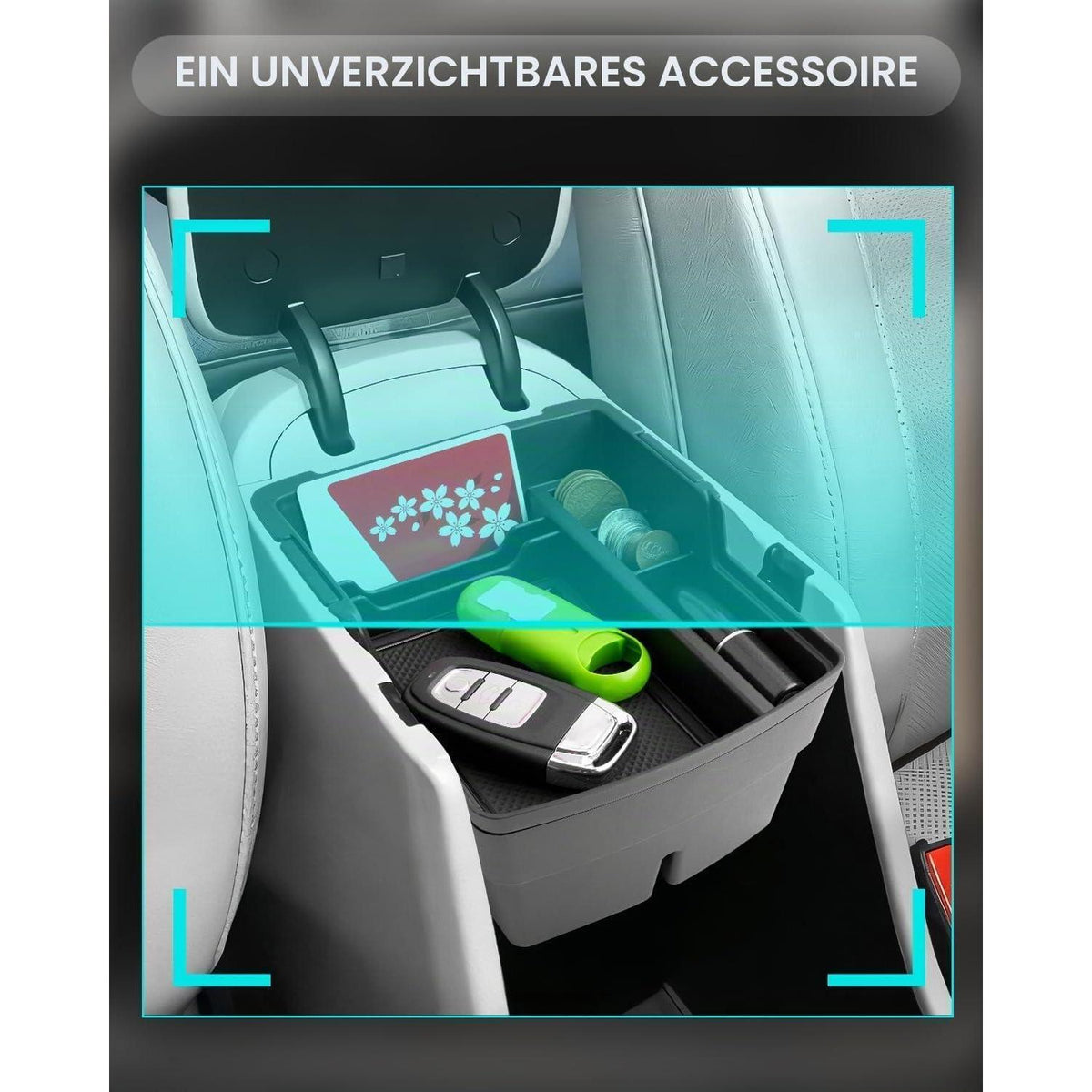 Mittelkonsolen Organizer für Hyundai Kona SX2 2024-2026